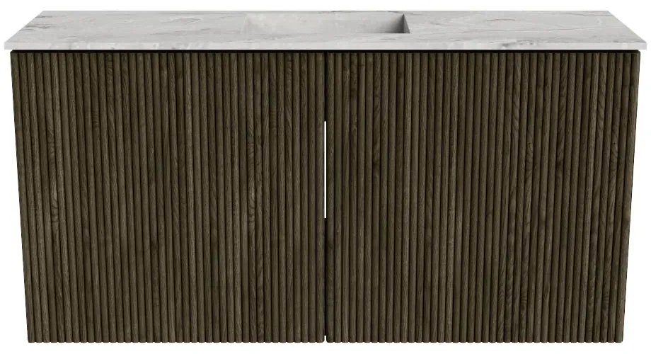 Mondiaz Joya DLux 80cm toiletmeubel shadow met wastafel faye midden 1 kraangat glace