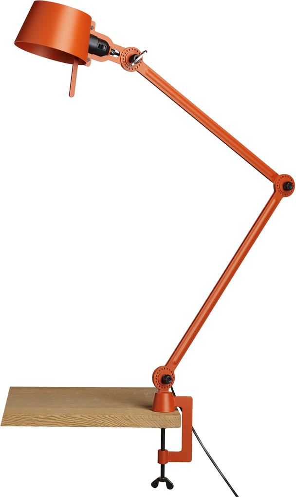 Tonone Bolt 2 arm bureaulamp met tafelklem striking orange