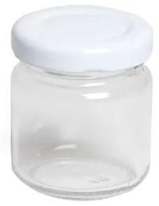 Inmaakpot glad met deksel, mini, 50 ml