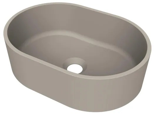 Arcqua Case waskom - ovaal - 40x28cm - mat klei WAS853874