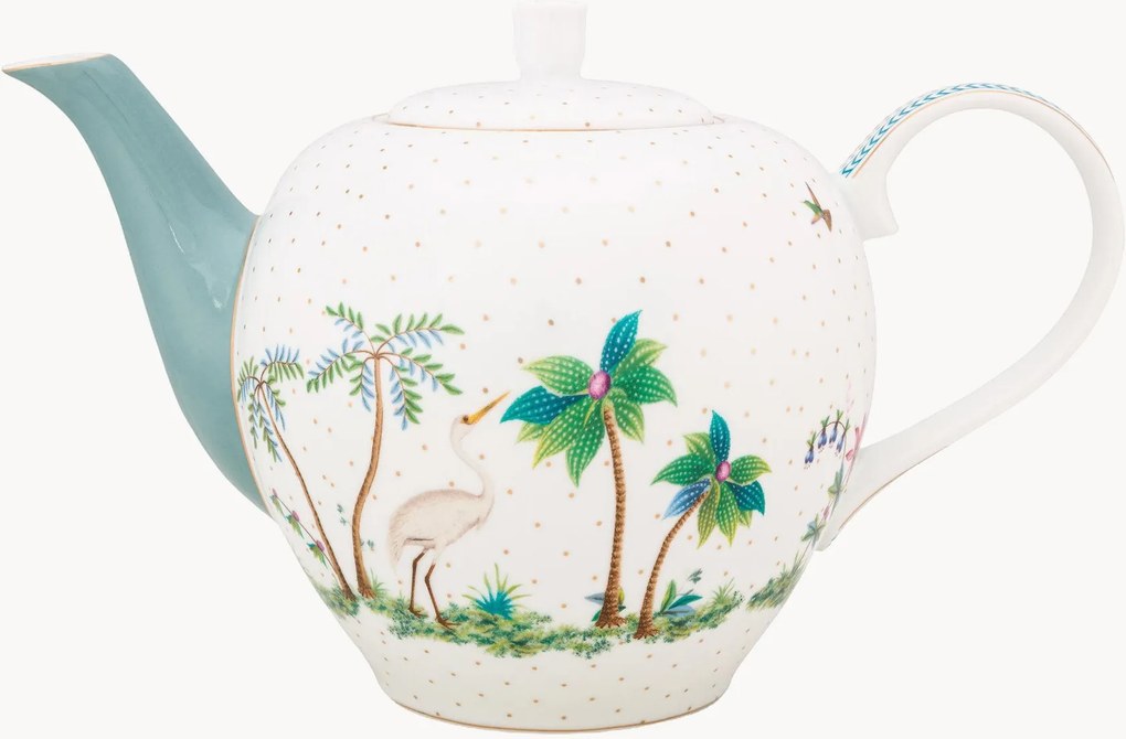 Porseleinen theepot Jolie Dots
