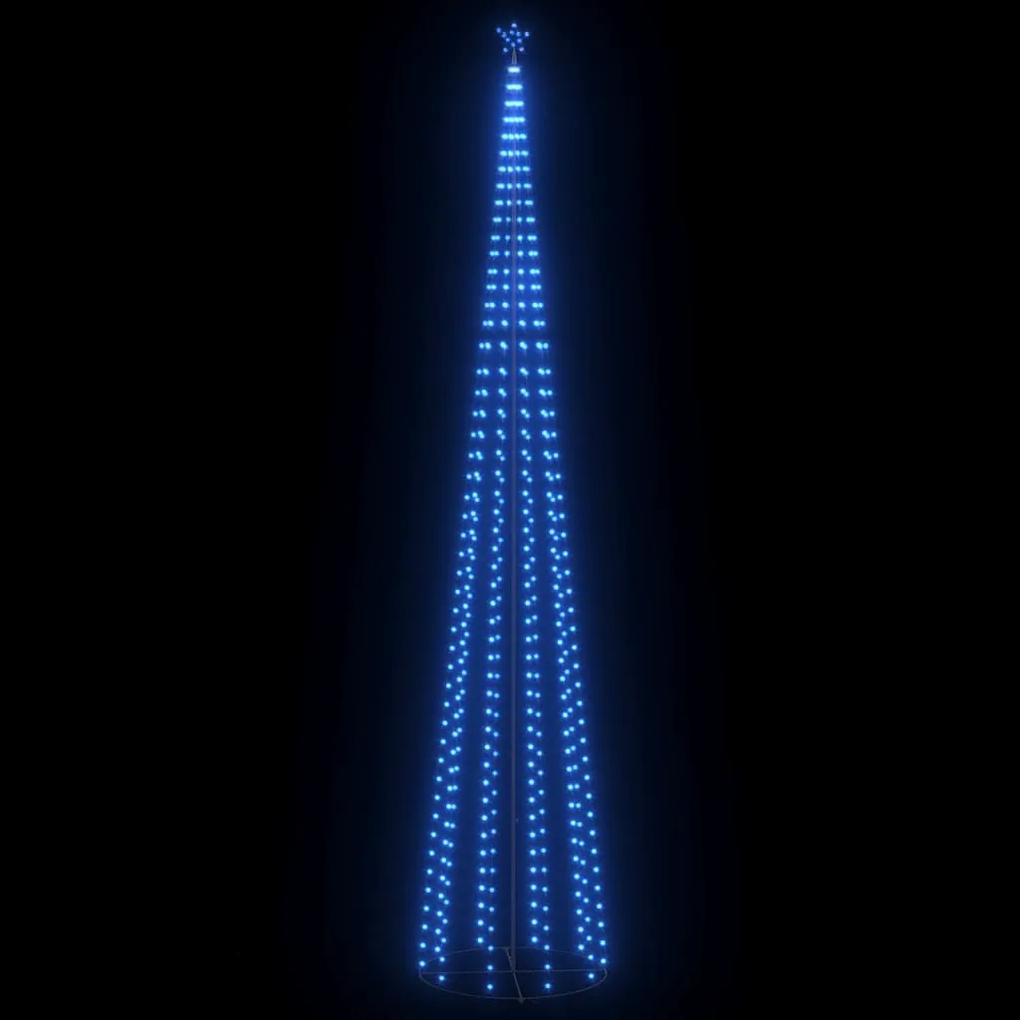 vidaXL Kegelkerstboom 752 LED's 160x500 cm blauw