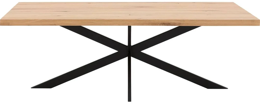 Goossens Eettafel Blade, Strak blad 200 x 100 cm 6 cm dik