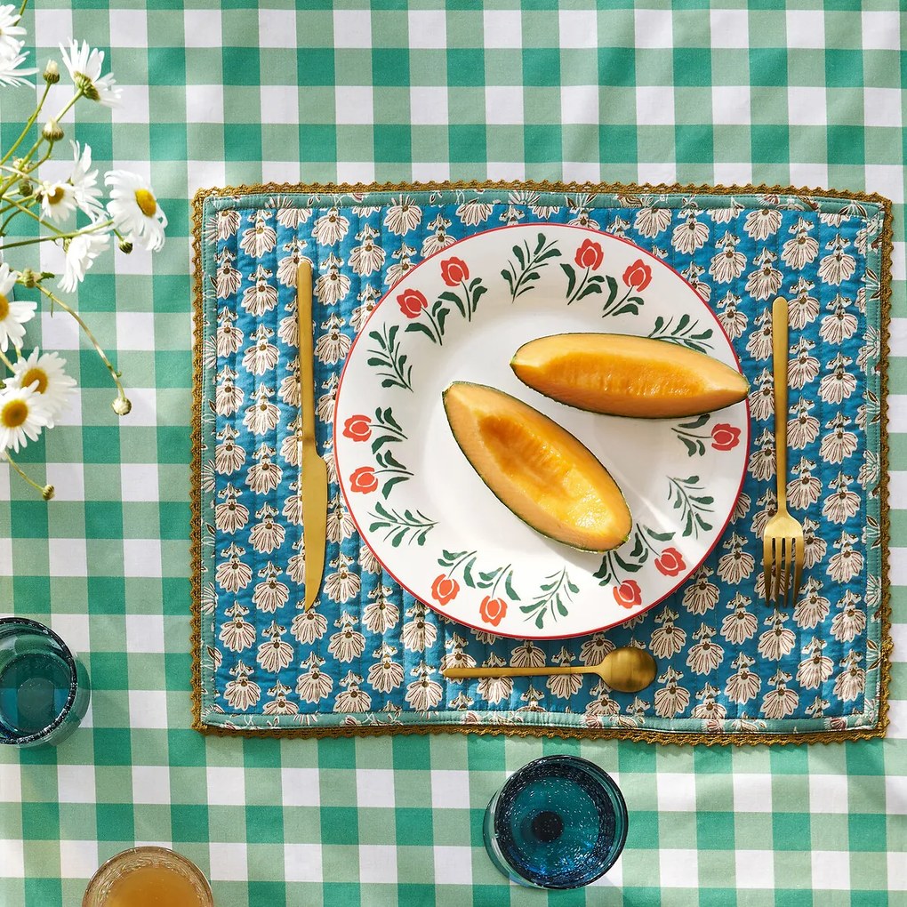 Set van 2 placemats in voilekatoen Nadesha