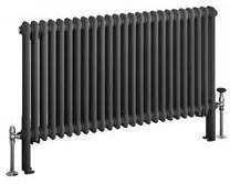 Eastbrook Imperia 2 koloms radiator 115x60cm 1588W antraciet