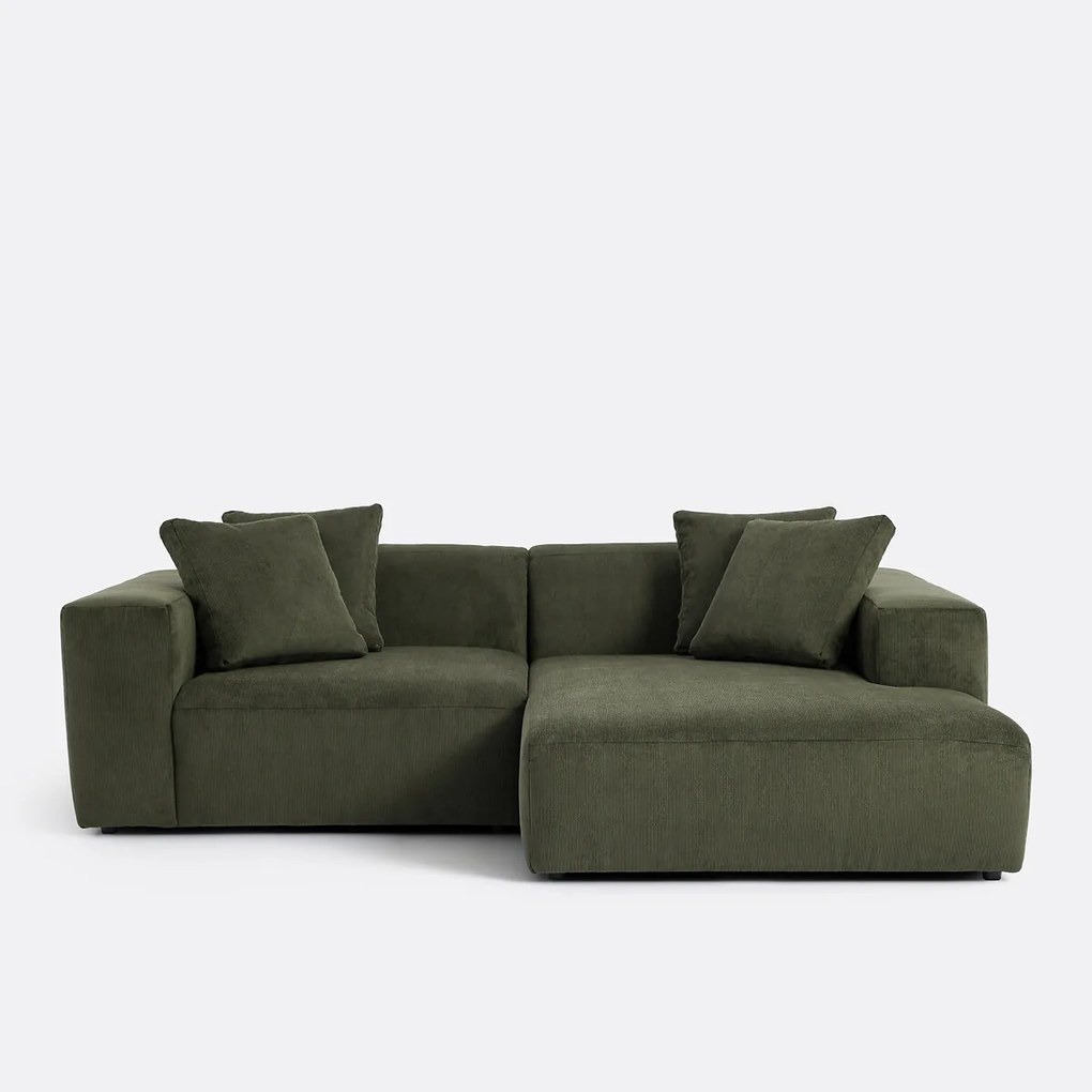 Rechter hoekbank, ribfluweel, Liora