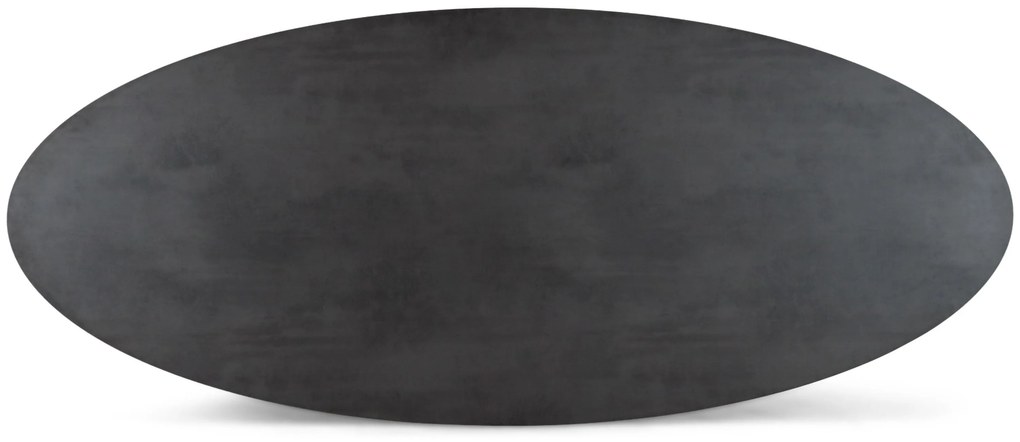 Dining Tuintafel ovaal 280 x 118 cm Grijs Santika Ellisse