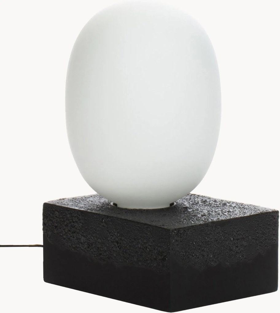 Mondgeblazen LED tafellamp Magma Two