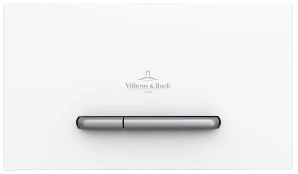 Villeroy & Boch Viconnect bedieningsplaat E300 DF frontbediend 25.3x14.5cm kunststof wit 92218068