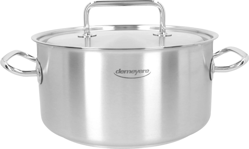 Demeyere Commercial 3 Kookpan met deksel 28 cm / 8,5 l - Commercial 3 - Demeyere