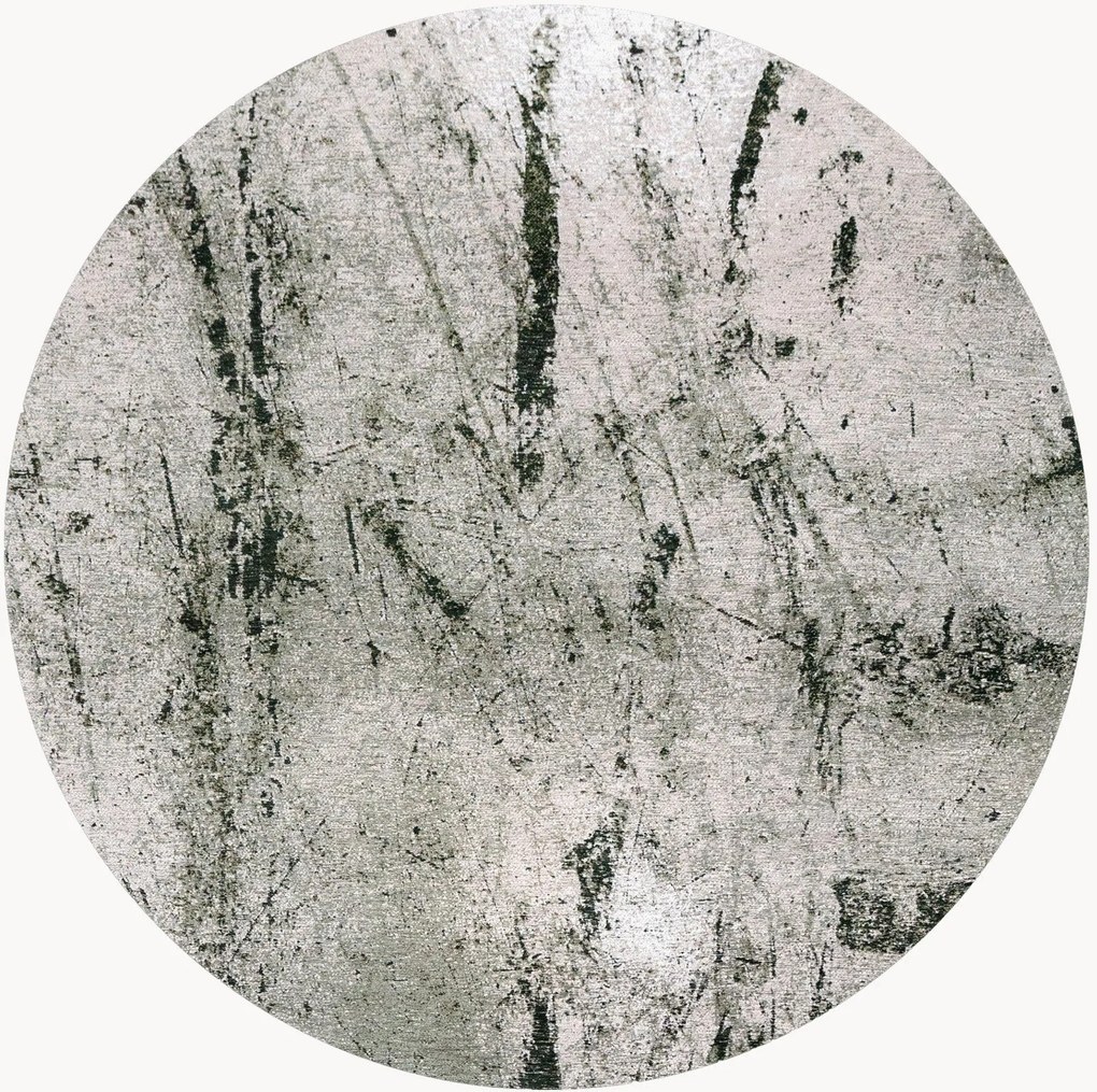 Wasbaar rond indoor & outdoor vloerkleed Alpine