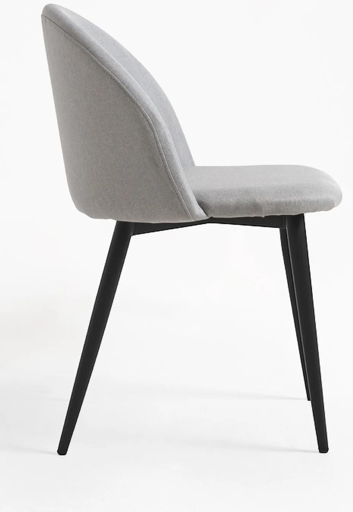 Stoel Black Vint Stof