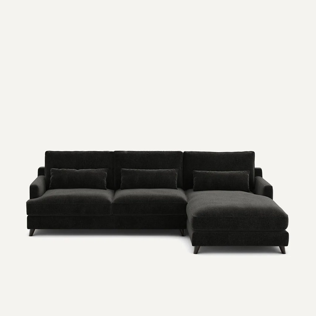 Chenille fluwelen hoekbank, Alwine