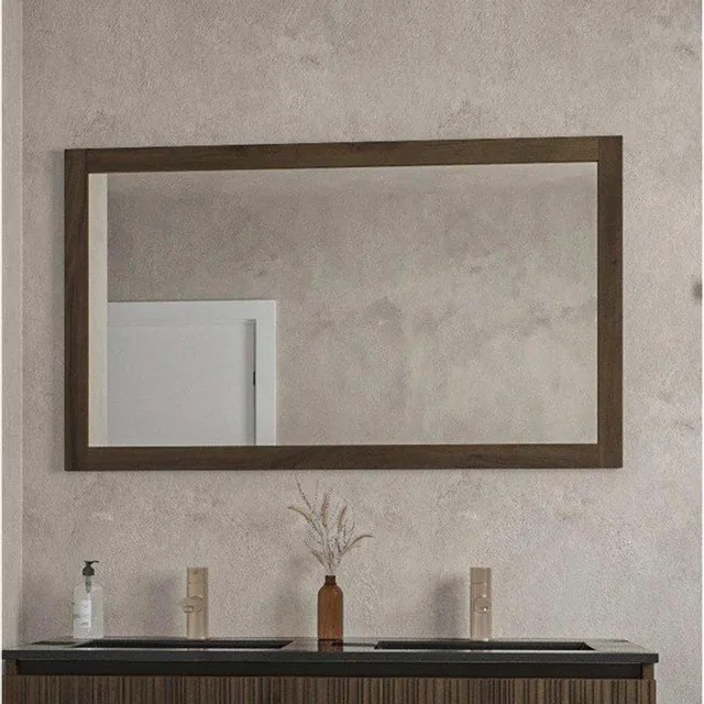 Saniclass Holz Base Spiegel - 120x70cm - donker eiken SW773974