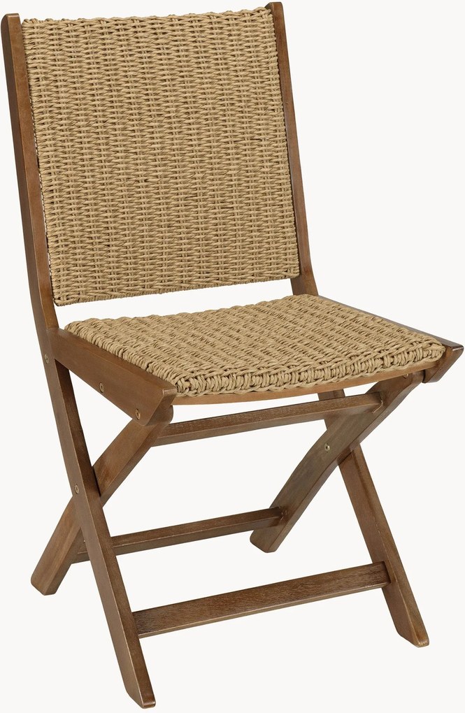 Inklapbare tuinstoelen Vick van acaciahout, 2-delig