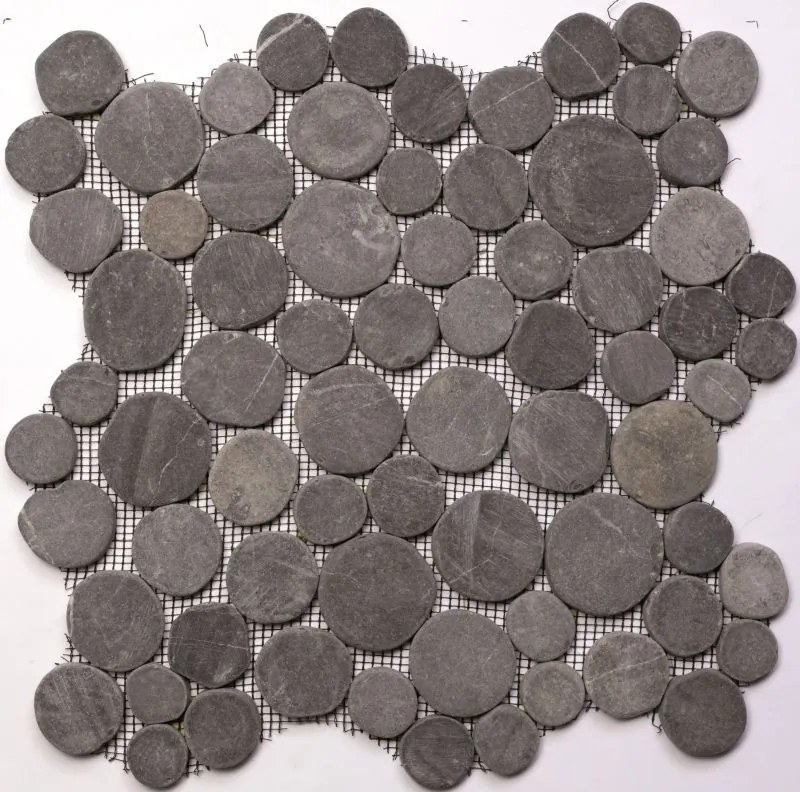 1729 keramische tegelmat vrij 30x30 cm, prijs per tegel, 1 stuk, india zwart