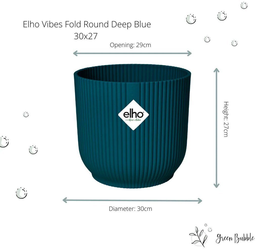 Pot elho Vibes Fold Round blauw