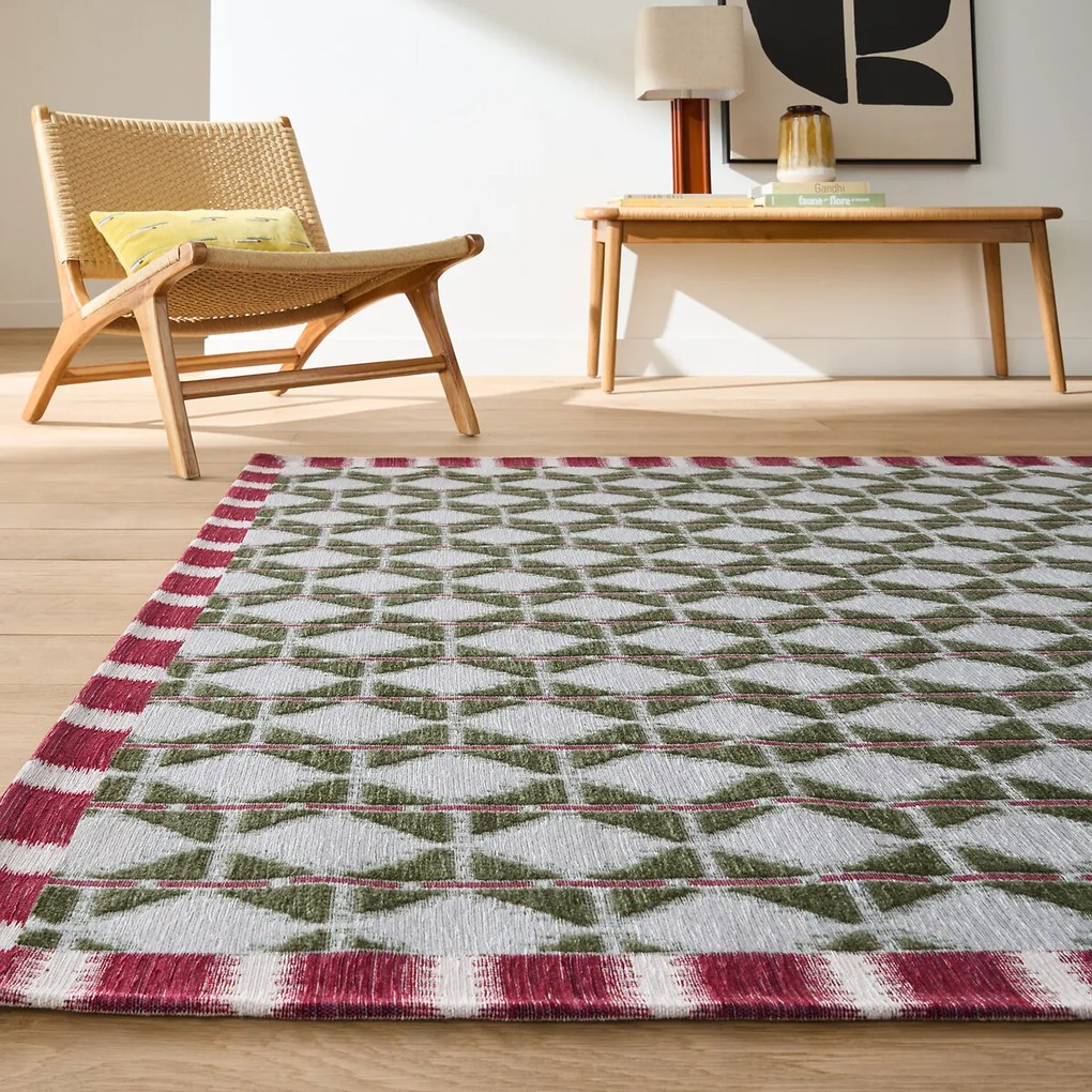 Vloerkleed met geometrische motieven, YSE