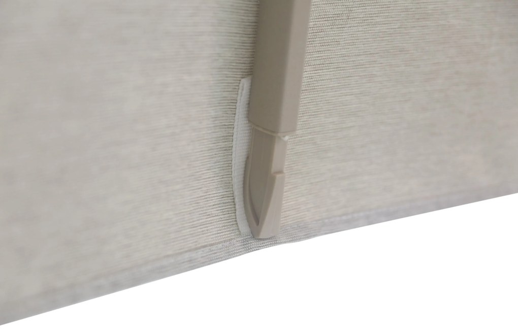 Zweefparasol 3x3m S2 Excellent (excl. voet) Taupe-naturel-bruin Camello Luna