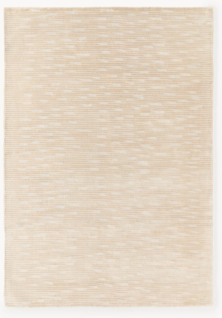 Handgeweven lyocell vloerkleed Oriana