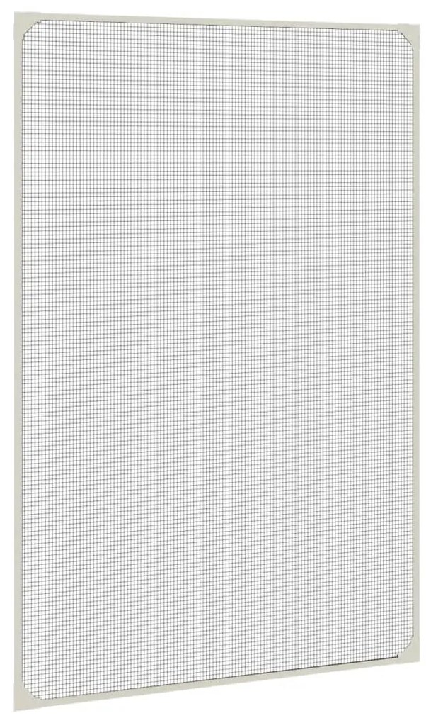 vidaXL Insectenhor voor ramen magnetisch 80x120 cm wit