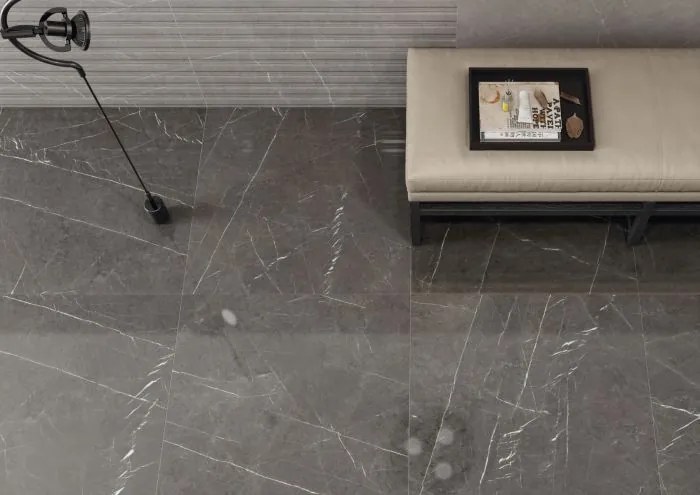 Jabo Pietra vloertegel antraciet 75x75 gerectificeerd