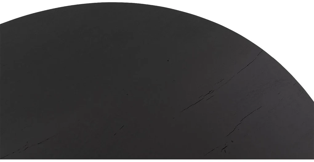 Goossens Eettafel Blade, Strak blad rond 110 x 110 cm 6 cm dik