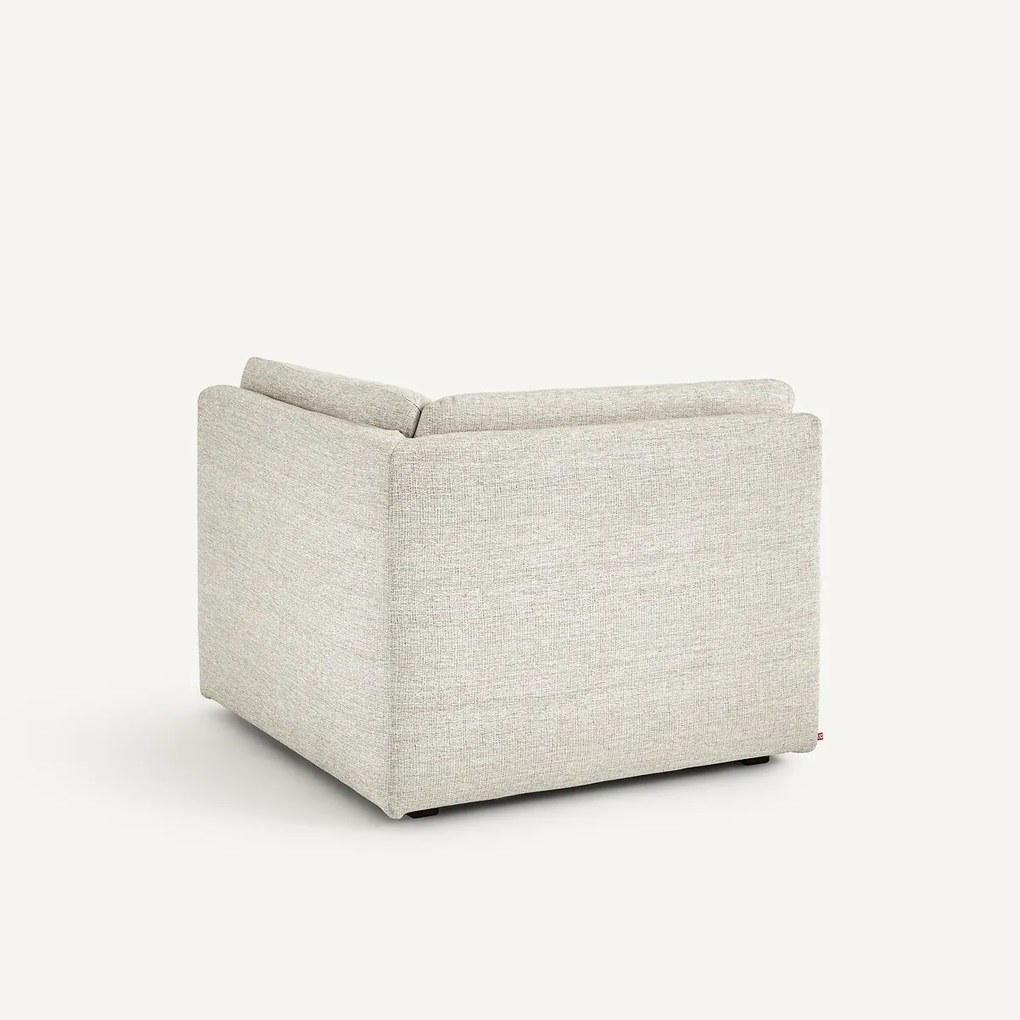 Modulaire 90° hoek in jaspé stof, GIULIANO