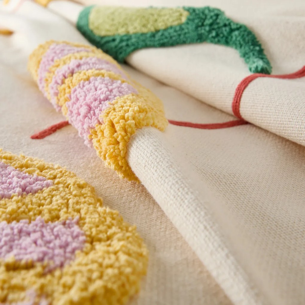 Beddensprei in getuft katoen, Palema