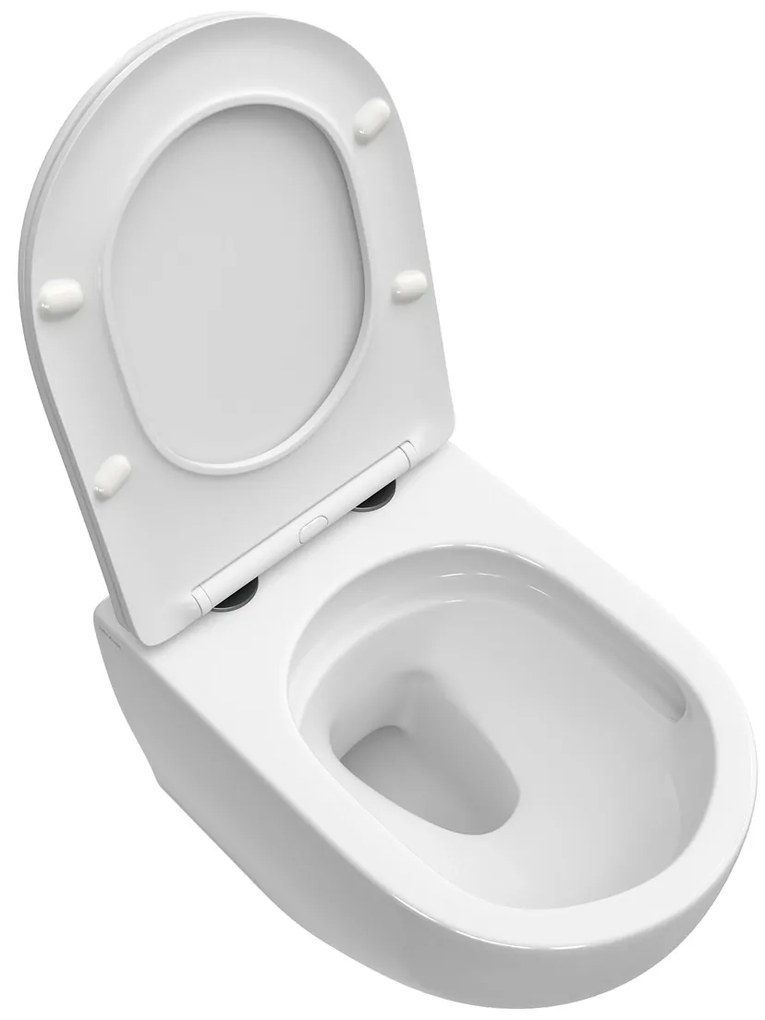 Brauer Tornado hangend toilet met tornadospoeling en quick release toiletzitting