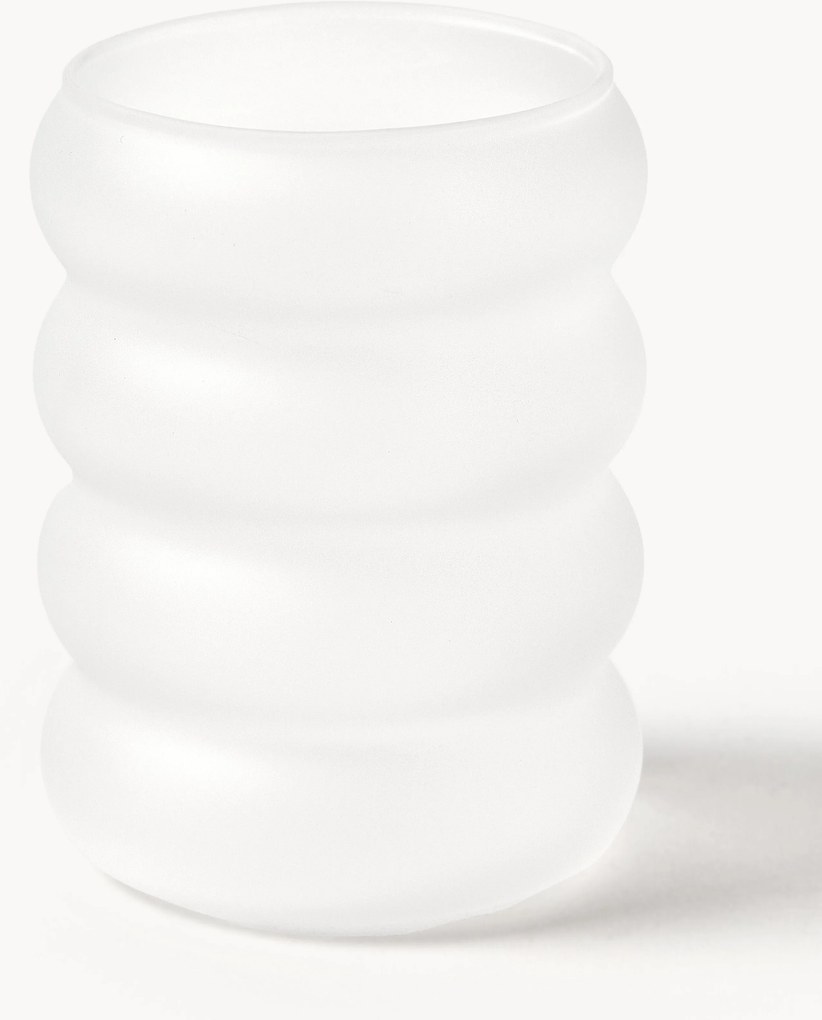 Mondgeblazen borosilicaatglazen Bubbly, 4-delig