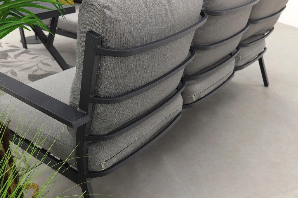 Garden Impressions Sergio lounge dining set 3-delig - Rechts