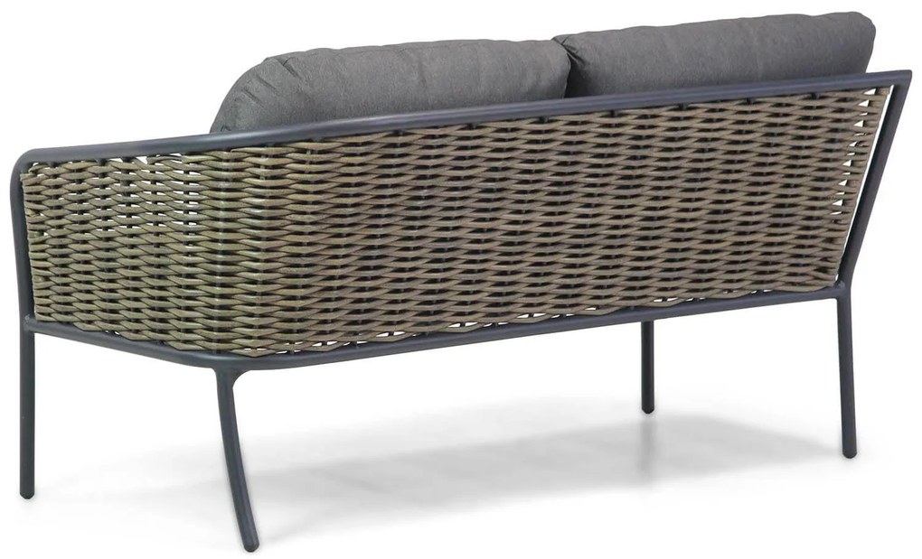 Hoek loungeset 5 personen Aluminium/wicker Grijs  Lifestyle Garden Furniture Enchante