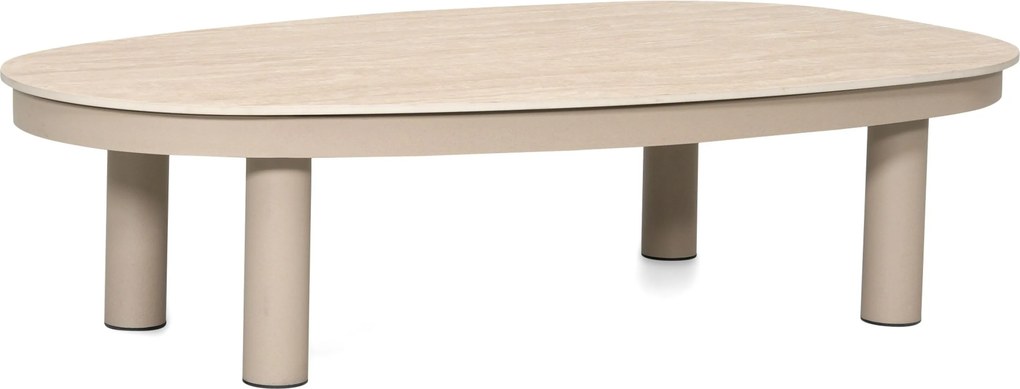 Stoel en Bank Loungeset 5 personen Aluminium Zand/Beige  Lifestyle Garden Furniture Organio/Mira