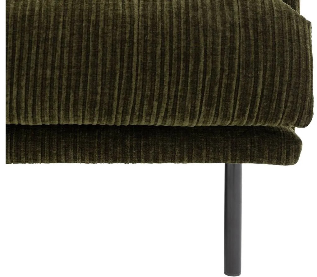 Goossens Bank Luxor Stof groen, stof, 2-zits, modern design