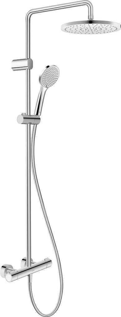 Duravit Shower Systems 1000 MinusFlow regendoucheset met 4 straalsoorten Ø25cm chroom
