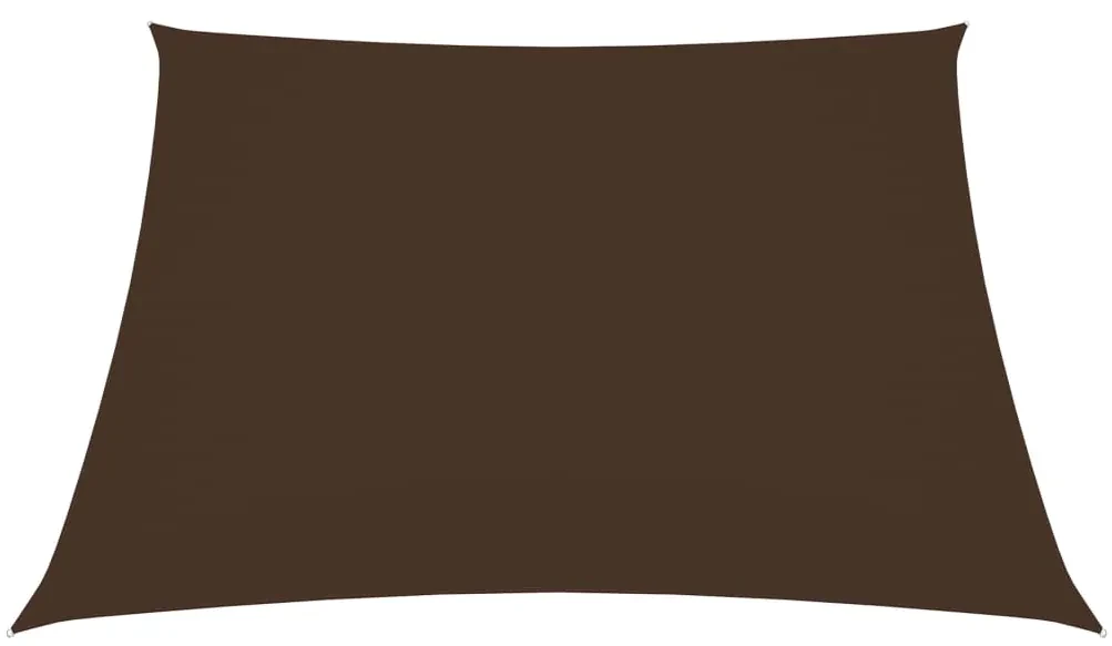 vidaXL Zonnescherm vierkant 7x7 m oxford stof bruin
