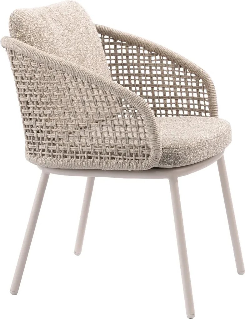 Taste by 4 Seasons Wave tuinstoel Linen Tuinstoel beige weerbestendig