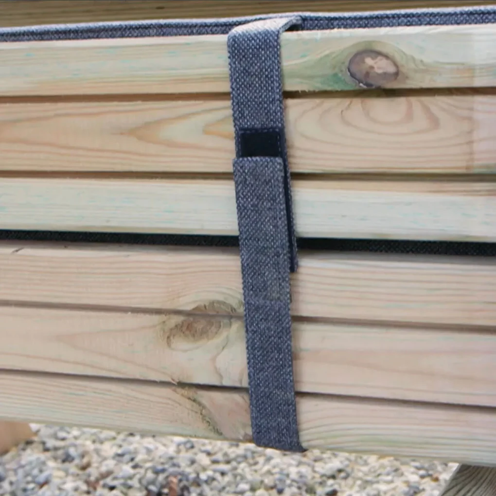 Picknicktafel kussen 240 x 30 cm - set van 2