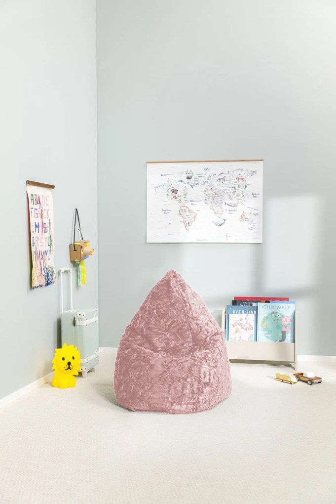Kinder Zitzak Zitzak Fluffy L - Oudroze