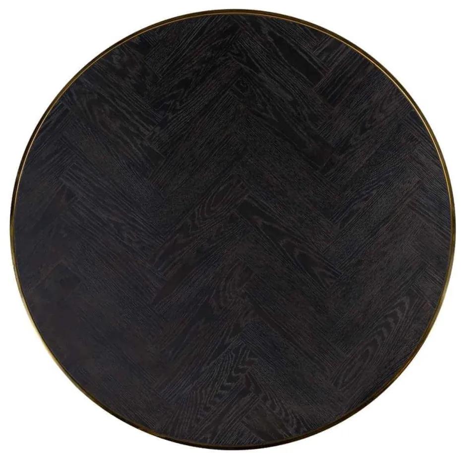Richmond Salontafel Blackbone Goud Set Van 2 Rond 92 cm cm - Eiken hout - Richmond Interiors