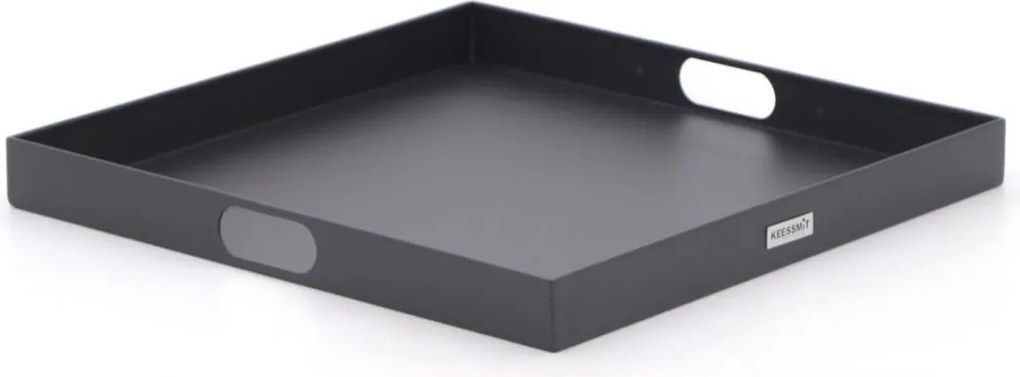 Dienblad voor buiten en binnen  | Manifesto  | Aluminium | Grijs/Antraciet | 50x50cm | Kees Smit Tuinmeubelen