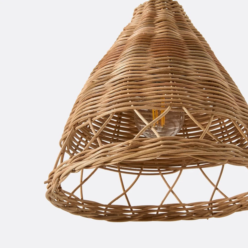 Hanglamp /handlamp in rotanØ20 cm, Alaya