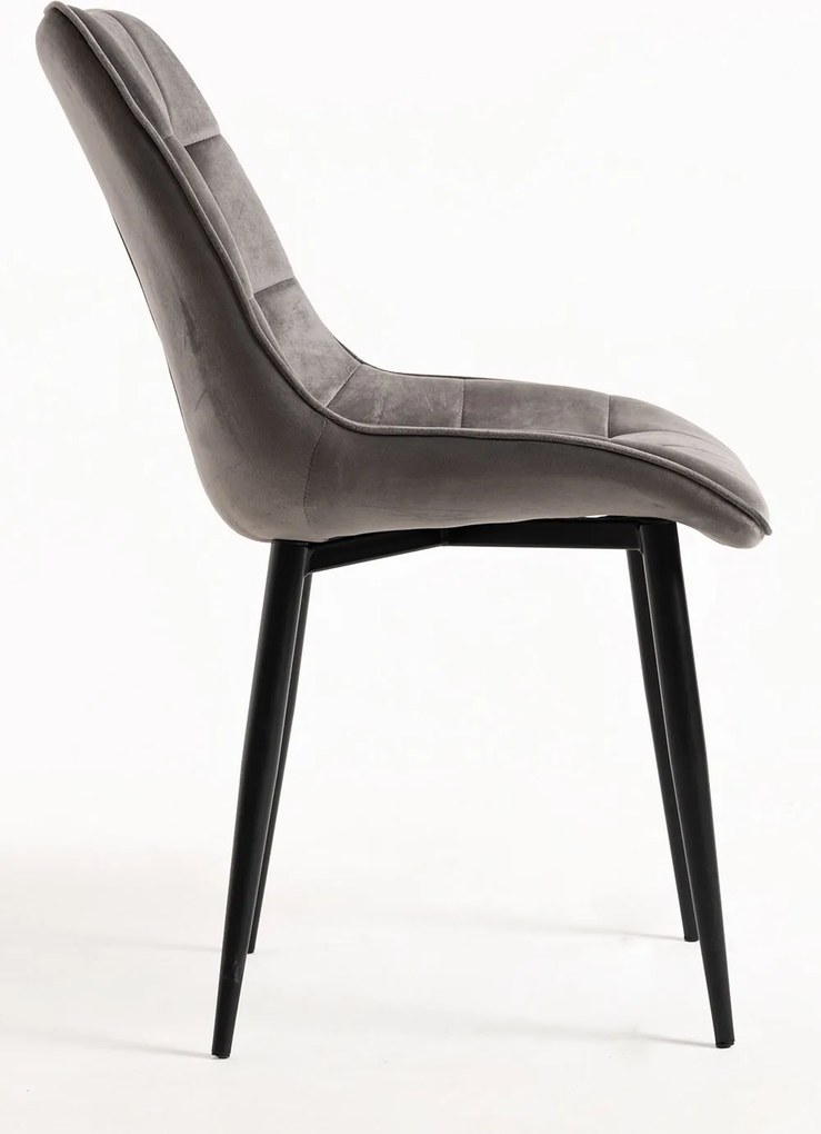 Pack 4 Cade Fluwelen Stoelen