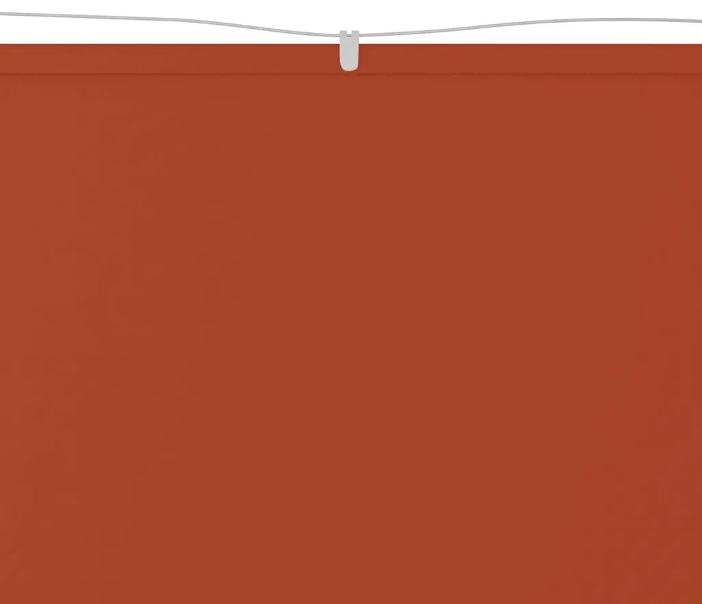 vidaXL Luifel verticaal 140x800 cm oxford stof terracottakleurig