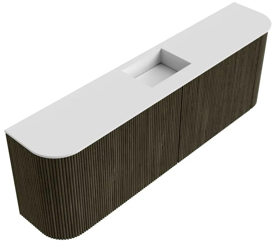 Mondiaz Joya 125cm toiletmeubel ronding links/rechts shadow met wastafel faye midden zonder kraangat talc