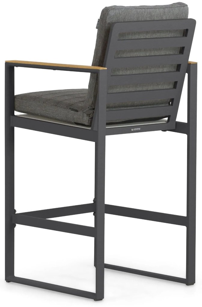 Barstoel Aluminium Grijs-antraciet Lifestyle Garden Furniture Faro