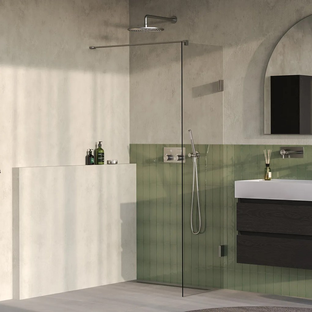 Brauer Void profielloze inloopdouche 60cm RVS geborsteld PVD