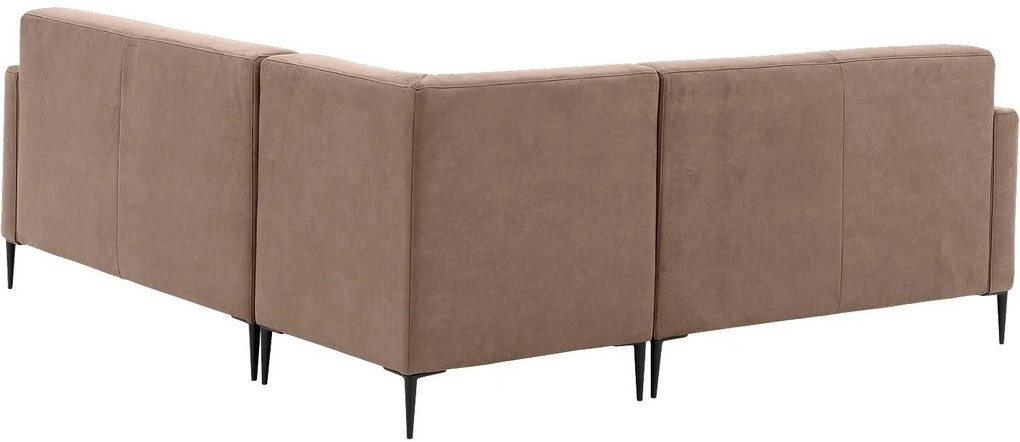 Goossens  Key West bruin, micro leer, 2-zits, modern design