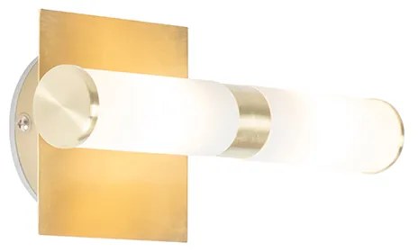 Moderne badkamer wandlamp goud IP44 2-lichts - Bath